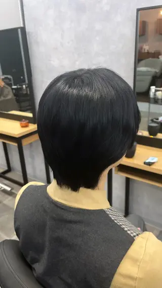 カラー メンズ 熊谷 有紗のヘアスタイル