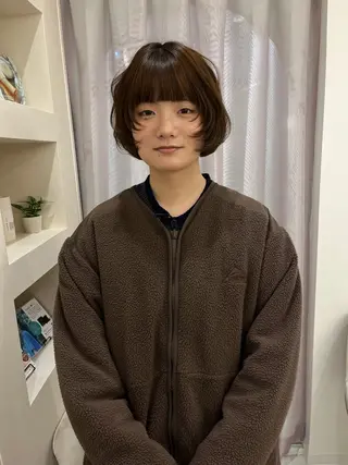 ショート カラー 松村 澪里のヘアスタイル