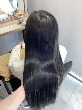 ロング カラー ヘアアレンジ/透明感 カラー/AKARIのヘアスタイル