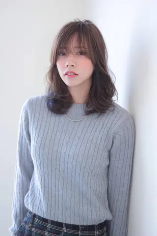 ミディアム 青木 大輔のヘアスタイル