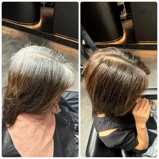 カラー BEAUTRIUM  青山所属・橋本 萌叶のヘアスタイル