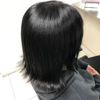 セミロング カラー まつ毛/アイブロウ /髪質改善カラーのヘアスタイル