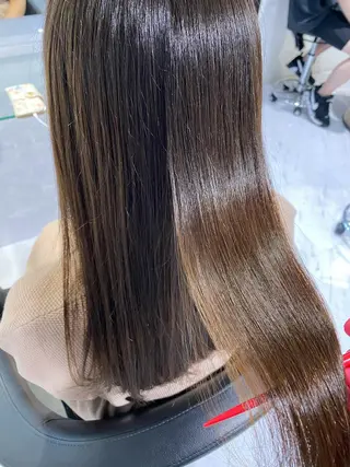 セミロング カラー ヘアアレンジ 外苑前NO.1艶髪 透明感カラーのヘアスタイル