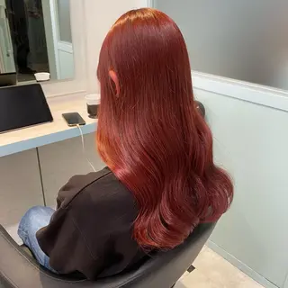 ロング 💗暖色カラー💗 ツヤ髪💗Mayaのヘアスタイル