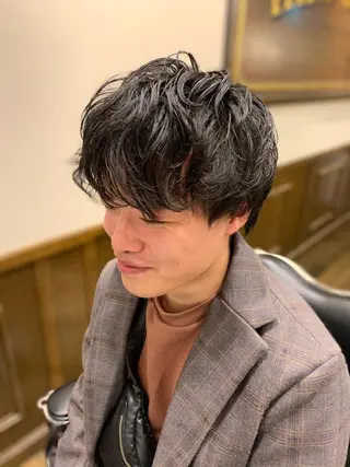 メンズ プレミアムバーバー 草野のヘアスタイル