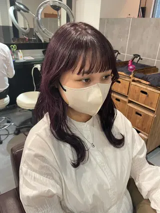 セミロング レイヤー/似合わせ /もえ🍊のヘアスタイル