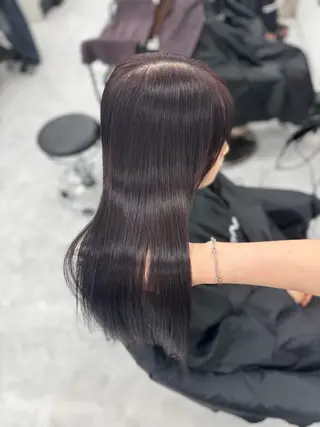 セミロング カラー 🎀愛されgirly ヘア🫧Ayakaのヘアスタイル