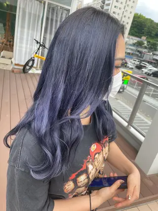 ロング カラー 🌈艶カラー× メンズパーマ永埜🌈のヘアスタイル