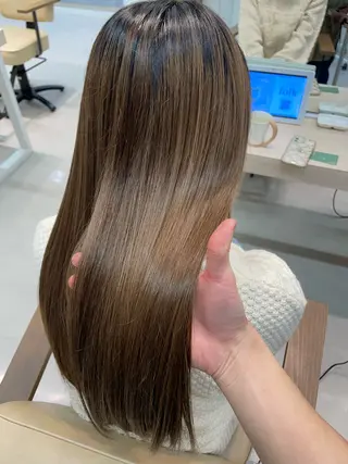 ロング かずや🍀/髪質改善 /艶髪カラー/眉毛のヘアスタイル