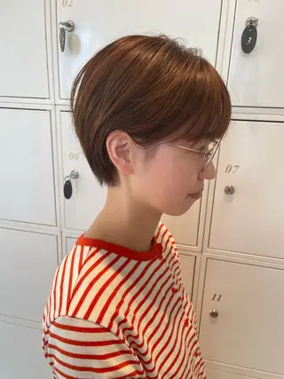 ショート カラー 鶴岡で縮毛矯正なら お任せ！ハヤシナオミのヘアスタイル