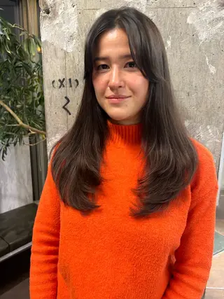 セミロング ヘアアレンジ ROBBY所属・松井美樹/似合わせ ガーリー・韓国のヘアスタイル