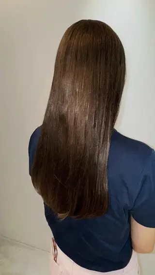 ロング まゆ/透明感カラー 🤍のヘアスタイル