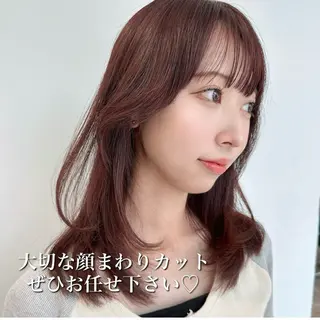 ロング カラー 伊藤 美奈穂のヘアスタイル