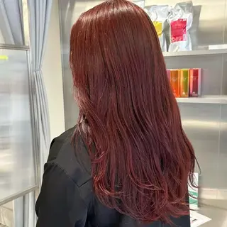 ロング カラー sawaka🪽うる 艶カラー/レイヤーのヘアスタイル