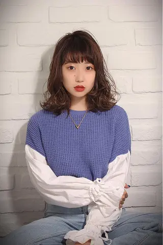 ミディアム 【予防美容特化】 kasumi🌷🌷のヘアスタイル