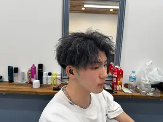 ショート パーマ メンズ iLo highlight NARITA所属・髙橋 悠也 ／メンズ特化のヘアスタイル