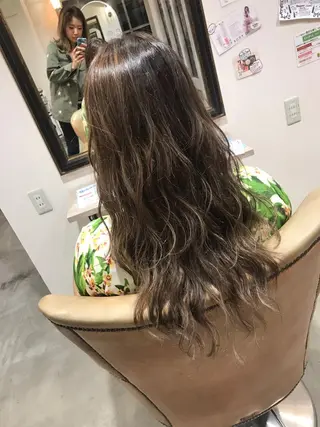 ロング カラー パーマ ヘアアレンジ キッズ ネイル マツエク・マツパ 韓国♡ワンホン系 ♡YURIのヘアスタイル