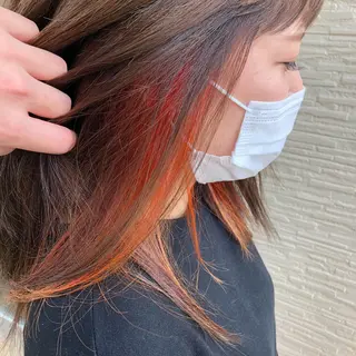 セミロング カラー 4-rest garden （フォーレストガーデン）所属・金井 直樹のヘアスタイル