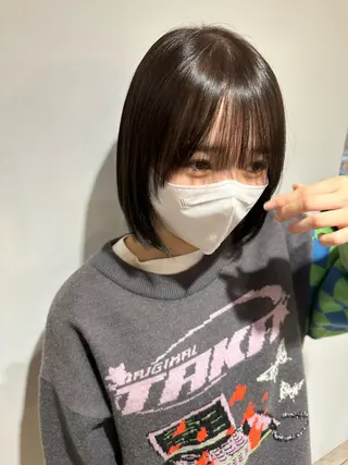 ショート Null 表参道所属・岩下昂世/ ハイトーン/デザインのヘアスタイル