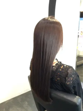 ロング ボブスタイル/ 透明感カラー/八幡のヘアスタイル