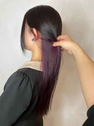 ロング カラー ✨推し活カラー💜 MISAKIのヘアスタイル