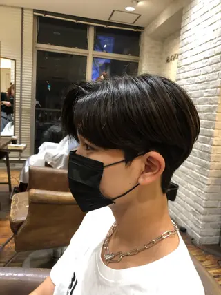 パーマ メンズ 韓国メンズヘア シンユウのヘアスタイル