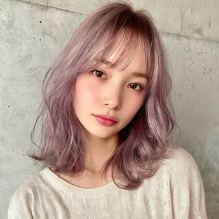 ミディアム 池袋/カラー特化🎨 ロング料金なし🩵のヘアスタイル