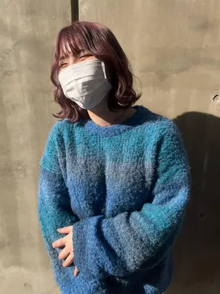 カラー 🟣金沢駅近covo SHUNNA🟣のヘアスタイル