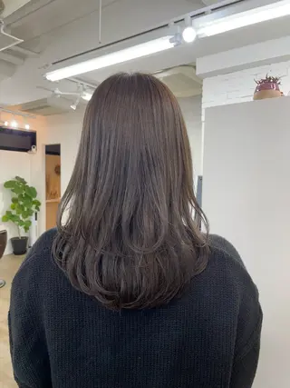 セミロング ✨髪質改善✨原宿 えのもと　はなのヘアスタイル