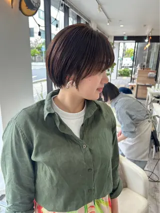 ショート 橋本叶夢/ 透け感お洒落hairのヘアスタイル