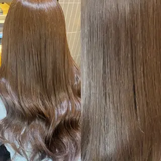 ロング カラー ラフィスヘアードープ所属・👑髪質改善wカラー /ハイトーン/アユカのヘアスタイル