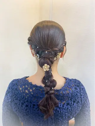 ヘアアレンジ iLuce所属・hair make もりした ゆうのヘアスタイル