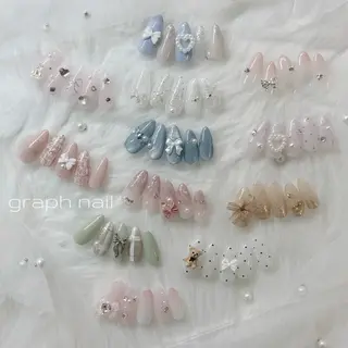 ネイル graph nail【グラフ ネイル】所属・graphnail‪ ‪‪❤︎‬manaのネイルデザイン