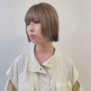 ショート カラー スギヤマ ショウゴのヘアスタイル