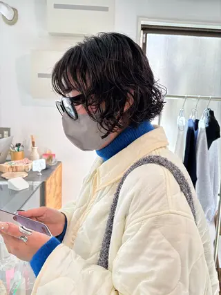 ショート パーマ sakura🌸 レイヤー/韓国ヘアのヘアスタイル