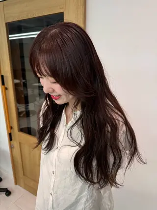ロング 顔周りレイヤー /kokoro🦮のヘアスタイル