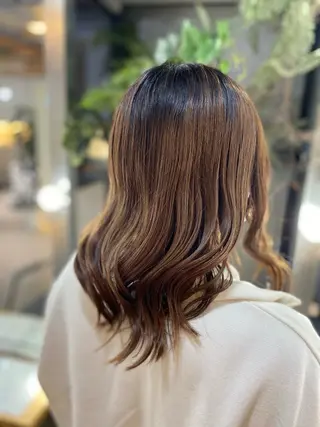 ミディアム 伊藤 裕也のヘアスタイル