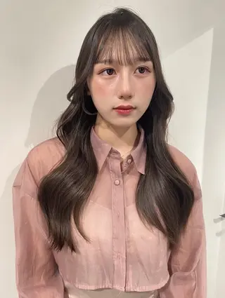 カラー AO所属・RISAKO 艶髪モテヘア🎀府中のヘアスタイル