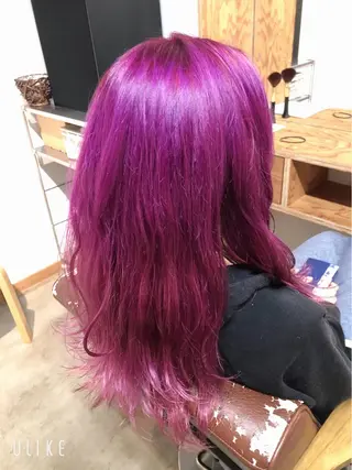 ロング カラー パーマ ヘアアレンジ entality所属・暖色ボブ 🍊rikakoのヘアスタイル