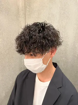 ショート パーマ メンズ 瀧野 翔吾【メンズ特化】のヘアスタイル