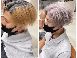 ショート MEN'S salon HYPE 三宮 メンズカット/パーマ/ハイライト/眉毛ワックスMAP所属・吉田 健吏のヘアスタイル