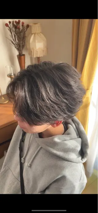 パーマ メンズ 片平 琳大郎のヘアスタイル