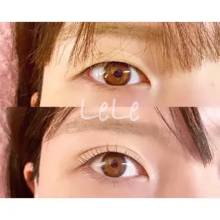 マツエク・マツパ LeLe/中崎町/ LED/眉毛のマツエク・マツパデザイン