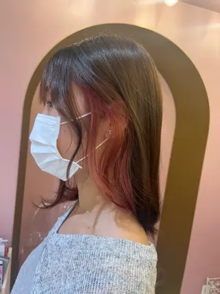 カラー fish所属・横浜/レイヤー/ボブ shiira👼🏻のヘアスタイル