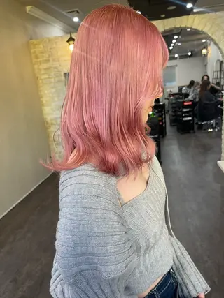 ミディアム カラー🫧アレンジ 🎀REIMIのヘアスタイル