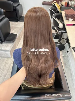 ロング カラー パーマ ヘアアレンジ メンズ ワット 原宿のヘアスタイル