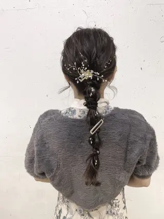 ロング ヘアアレンジ 髪質改善/縮毛/新宿 🫧SUZUKA🫧のヘアスタイル