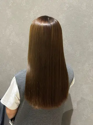 ロング カラー 髪質改善カラー ゆづきのヘアスタイル