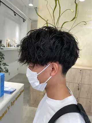 メンズ 顔周りレイヤー 🎀マリノのヘアスタイル