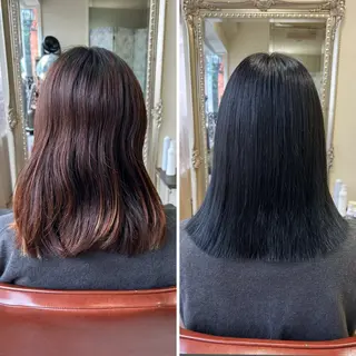 ミディアム 【艶ヘア】 どうまえのヘアスタイル